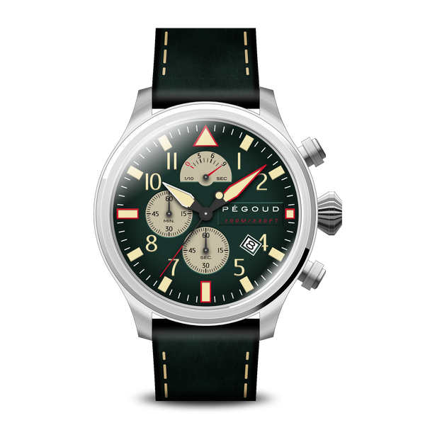 BASIL GREEN - Pégoud Watches